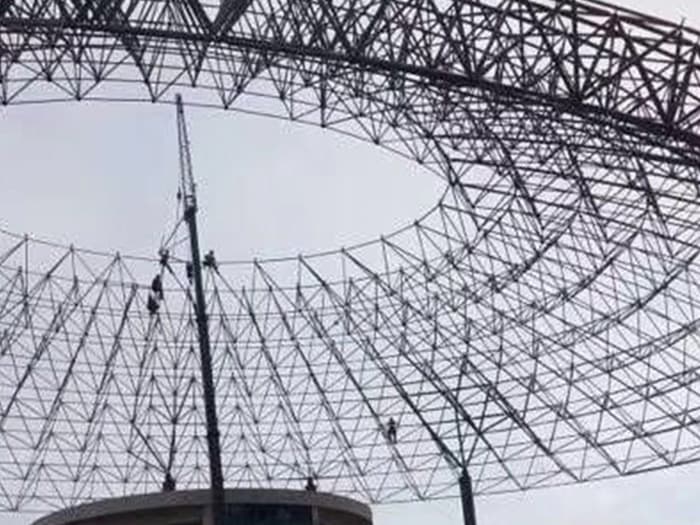 开远篮球馆球形网架厂家价格